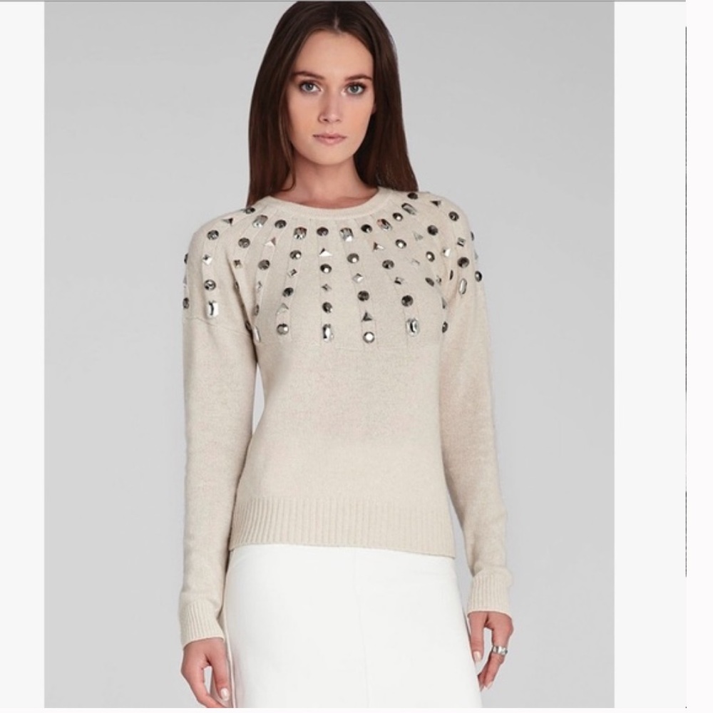 BCBGMaxAzaria Miri Beaded Sweater